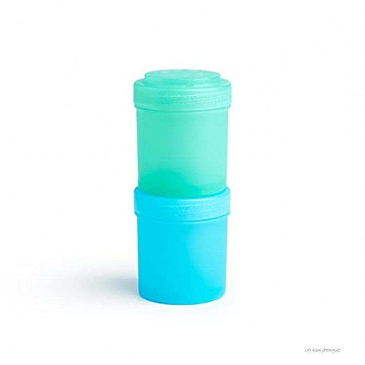 Aufbewahrungsbox von Herobility | Passend zu Herobility Babyflasche | BPA-frei | 2er Set | Türkis Blau