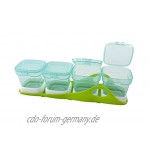 primamma Multi-Boxen 4-in-1 Aufbewahrungsbox Breischale Schale mit Deckel für Babynahrung zum Einfrieren