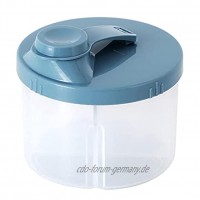Rotierende tragbare Aufbewahrungsbox für Babynahrung mit vier Fächern Essentielles Müsli für Säuglinge einfarbige Milchpulverboxen Kindersnacks Behälter mit hoher Kapazität