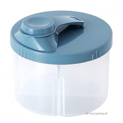 Rotierende tragbare Aufbewahrungsbox für Babynahrung mit vier Fächern Essentielles Müsli für Säuglinge einfarbige Milchpulverboxen Kindersnacks Behälter mit hoher Kapazität
