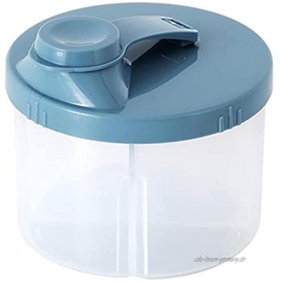 Shichangda Tragbare Aufbewahrungsbox für Babynahrung im Freien Drehbare Milchpulverbox mit Vier Fächern BPA-freier Formelbehälter Großer Snackbehälter für Kinder