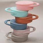 Solid Colors Baby Snack Cup Kleinkind Tragbare Aufbewahrungsbox Für Lebensmittel Kostenloser Silikon-Snack-Behälter Mit Deckel