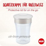 NUK Disney Minnie Magic Cup Trinklernbecher 360° Trinkrand 230ml 8+ Monate BPA-frei Auslaufsicher abdichtende Silikonscheibe Rot