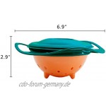 Huemny Universal Gyro Bowl Glatte 360 ​​Grad Anti Spill Gyroskopische Schüssel für Kleinkinder Baby Kinder