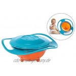 Xrten Gyro Bowl,Kinder 360 drehende Anti Verschütten Schüssel Fütterung Schüssel