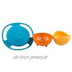 Xrten Gyro Bowl,Kinder 360 drehende Anti Verschütten Schüssel Fütterung Schüssel