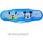 alles-meine.de GmbH 3 TLG. Set Besteckset Kunststoff Plastik Disney Mickey Mouse BPA frei rostfrei Besteck Kinderbesteck 2 Löffel + Besteckbox Besteckdose m..