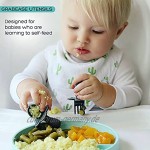 Grabease Baby-Besteck-Set selbstfütternd