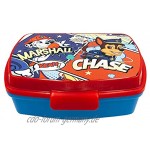 JuniorToys Design für Paw Patrol Süßes Geschenkset Brotdose Lunchbox mit Müsli-Riegeln