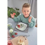 LÄSSIG Kindergeschirr Set mit Teller Schale Löffel und Becher Dish Set About Friends Racoon