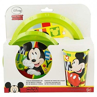 Mickey Mouse 44215 Geschirrset mehrfarbig einzigartig