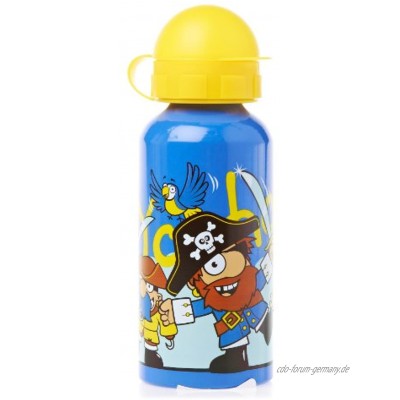 Bugzz Alluminium Pirate Drinks Bottle Blue