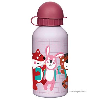 SIGIKID Mädchen Edelstahl-Trinkflasche Girls School 350ml für Kindergarten & Ausflüge BPA-frei empfohlen ab 36 Monaten rosa 25125
