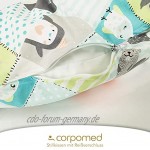 CorpoMED Stillkissen Maxi 194x35cm inkl. Bezug Patchwork Animal handgenäht aus Deutschland waschbarer Bezug aus 100% Baumwolle verwendbar als Schwangerschafts-Kissen und Lagerungskissen