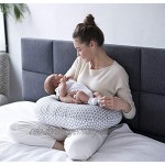 Motherhood BIO Stillkissen mit Kapokfüllung Natur grau inkl. abnehmbarem Bezug