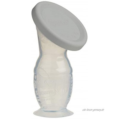 Haakaa Generation 2 Silikon Milchpumpe mit Saugfuß und Kappe 100 ml Fassungsvermögen