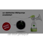 MAM 2in1 Milchpumpe – Flexible Nutzung als Handmilchpumpe oder als elektrische Milchpumpe – Pumpe für Muttermilch mit leichter Handhabung grün