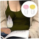 Manuelle Brustpumpe Silikon Brustmilchpumpe Sammeln Sie Brustmilch-Lecks für stillende Mütter 90ml Gelb Happy Toy