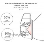 Mikiya Elektrische Milchpumpe Silent-Wearable automatischer Melker Hands-Free Portable Milk Extractor USB Chargable