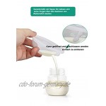 Muttermilch-Auffangschalen BPA-frei stillend ， Muttermilch-Lagerung ， wiederverwendbar auslaufsicher ， 2-teiliges Set