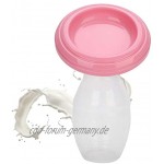 WNSC Milchpumpe weich Praktisch Handmilchpumpe mit großer Öffnung zum Melken Frauen Muttermilchsammler Gebärmutter