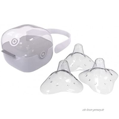 purifyou Premium Nipple Shield ungiftig BPA- und BPS-frei entwickelt für Komfort im Mund des Babys Transparent 20mm