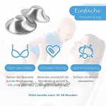 Silverette Silberhütchen aus purem Sterlingsilber Still-Hütchen gegen wunde & entzündete Brustwarzen Brustwarzen-Schutz für stillende Mütter XL
