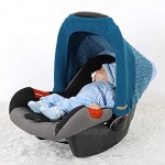 Babyautositzbezug Winterwärmer Strick Stretchy Kinderwagenbezug Carseat Canopy Stillen Stillbezug Einkaufswagenbezug für Kleinkinder
