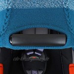 Babyautositzbezug Winterwärmer Strick Stretchy Kinderwagenbezug Carseat Canopy Stillen Stillbezug Einkaufswagenbezug für Kleinkinder