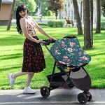 Mnsruu Baby Stillbezug zum Stillen Hochstuhlbezug Einkaufskorben-Abdeckung Floral Baby Autositzbezug