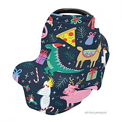 Mnsruu Baby Stilldecke für Stillen Magic Cartoon Baby Autositzbezug Hochstuhlbezug Einkaufswagen-Abdeckung