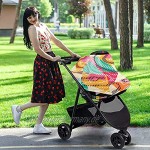 Mnsruu Baby Stilldecke zum Stillen Handgezeichnetes Muster Baby Autositzbezug Hochstuhlbezug Einkaufswagen-Abdeckung