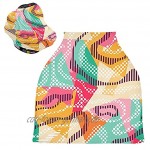 Mnsruu Baby Stilldecke zum Stillen Handgezeichnetes Muster Baby Autositzbezug Hochstuhlbezug Einkaufswagen-Abdeckung