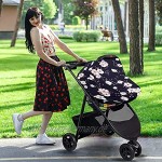 Mnsruu Baby Stilldecke zum Stillen Rosa Blumen Baby Autositzbezug Hochstuhlbezug Einkaufswagen-Abdeckung