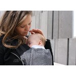 Babytrage Buzzidil Diamond mitwachsende Babytrage ab Geburt | Bio Baumwolle | Baby Tragesystem Standard: 3-36 Monate