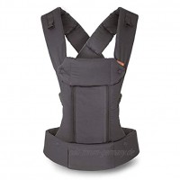 Beco 8 Baby Carrier from Birth Dark Grey Cotton Vented Back including Newborn Insert For Babies from 3.2 to 20 kg 0 to 48 Months