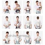 LFEWOZ Baby Slings Atmungsaktive Babytrage für Kleinkinder oder Neugeborene Hüftsitz Leichter Säugling Safety Swaddle Wrap