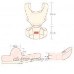 LFEWOZ Soft Safety Taillenhocker Baby Kleinkindtrage Babys schlanker und einfacher Rucksack Sling Hip Seat Atmungsaktiv für Kleinkinder und Neugeborene