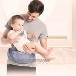 Minetom Baby Hüftsitz Neugeborenes Taille Hocker 4 Tragepositionen Multifunktional Babytrage für Kinder 0-36 Monate