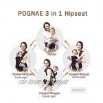 Pognae Smart Hipseat 3-in-1 Tragesitz rot