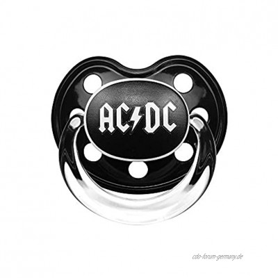 AC DC Logo Schnuller Größe 1
