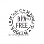 BIBS De Lux Schnuller 2er-Pack BPA-frei Kirschform Nippel. Silikon Einheitsgröße 0-36 Monate Vanilla Dark Oak
