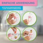 EISBÄRG ® Fruchtsauger [2er] Set für Baby & Kleinkind Fruchtschnuller Beißring blau + rosa – BPA-frei für Obst und Gemüse mit ergonomischem Griff
