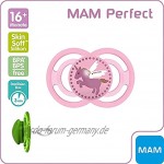 MAM Perfect Day & Perfect Night Schnuller 16+ Girl 4er Set inkl. 4 Sterilisiertrasportboxen