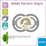 MAM Perfect Day & Perfect Night Schnuller 16+ Girl 4er Set inkl. 4 Sterilisiertrasportboxen