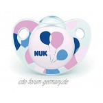 NUK Trendline Day Set mit 2 Schnullern für Mädchen Mehrfarbig 0-6 Monate