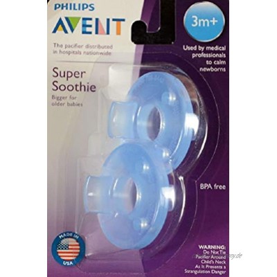 Philips 2 Pack AVENT Soothie Pacifier Blau 3 Plus