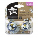 Tommee Tippee Moda Orthodontic 2er Set symmetrischer Schnuller BPA-frei 18-36 Monate pink