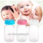 fatteryu Baby 125ML Muttermilch Futterflaschen Sammlung Aufbewahrungshals Breite Aufbewahrungsflasche