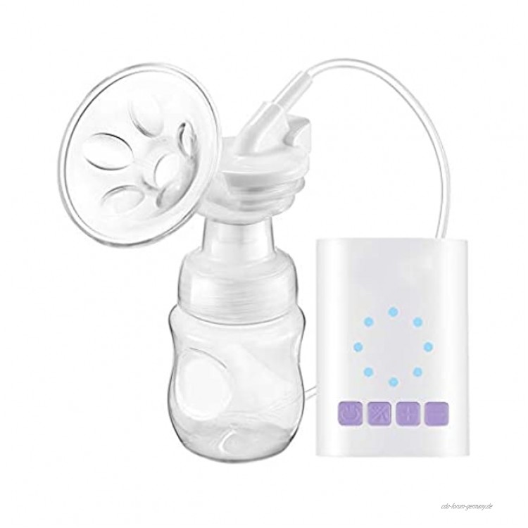 GWM Automatische elektrische Milchpumpe Postpartum Massagegerät stumm elektrische Milchpumpe starke Saug intelligente 8 Gang mit Lithium-Batterie